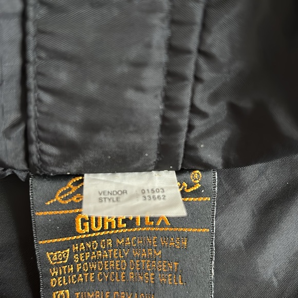 Y2K Eddie Bauer Gore-Tex Full Zip Royal Purple Vented Full Zip Mid Lengt… - Picture 10 of 12